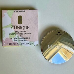 Clinique Stay-Matte Sheer Pressed Powder - Stay Golden